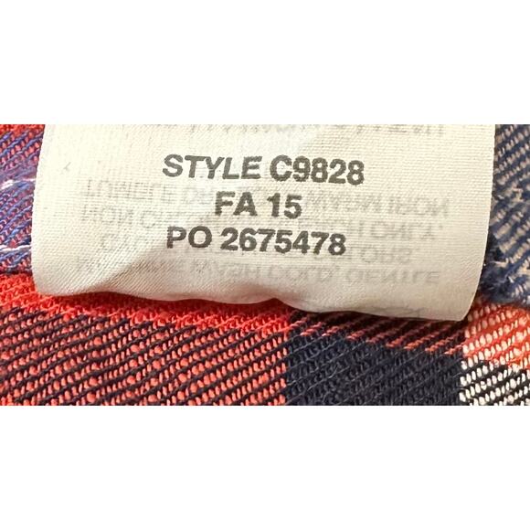 J. Crew Boy Shirt in Pacey Plaid Flannel C9828 Size 00 - Picture 14 of 14